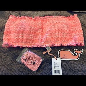 2 piece Vineyard Vines bikini top and bottoms.